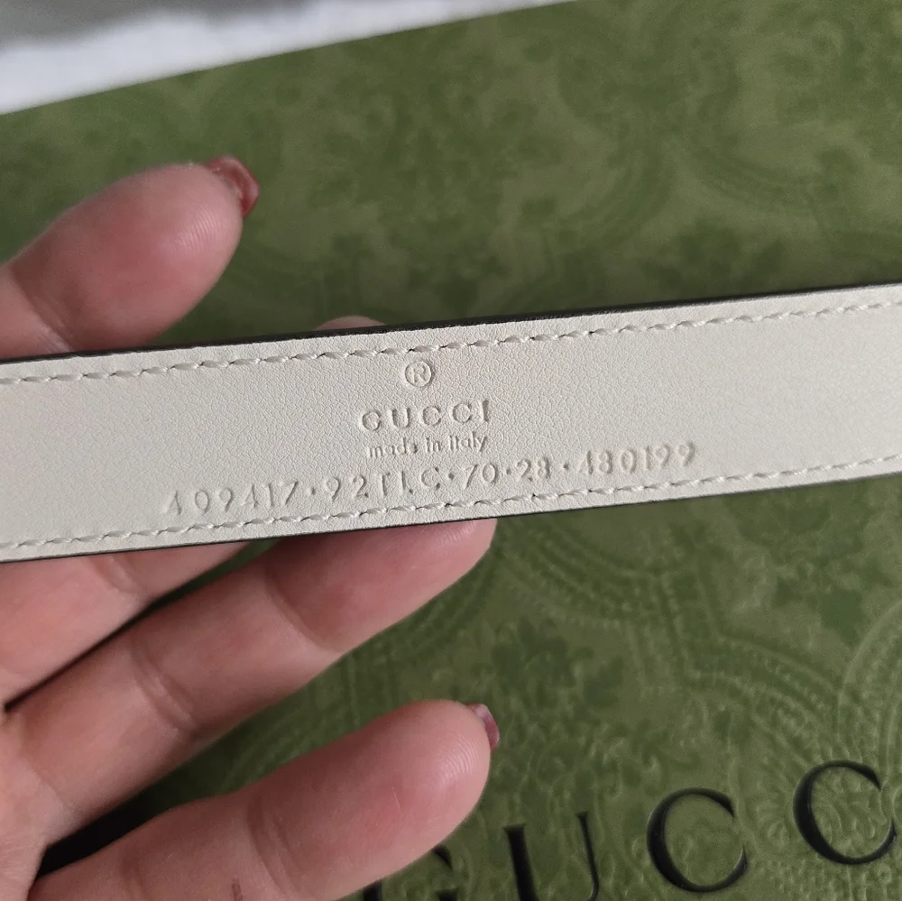 Gucci - GG Supreme leather belt BNWB